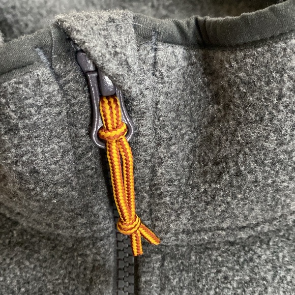 EUC SIZE XS LLBEAN MOUNTAIN CLASSIC HEATHER CHARCOAL FLEECE JACKET - Picture 5 of 11